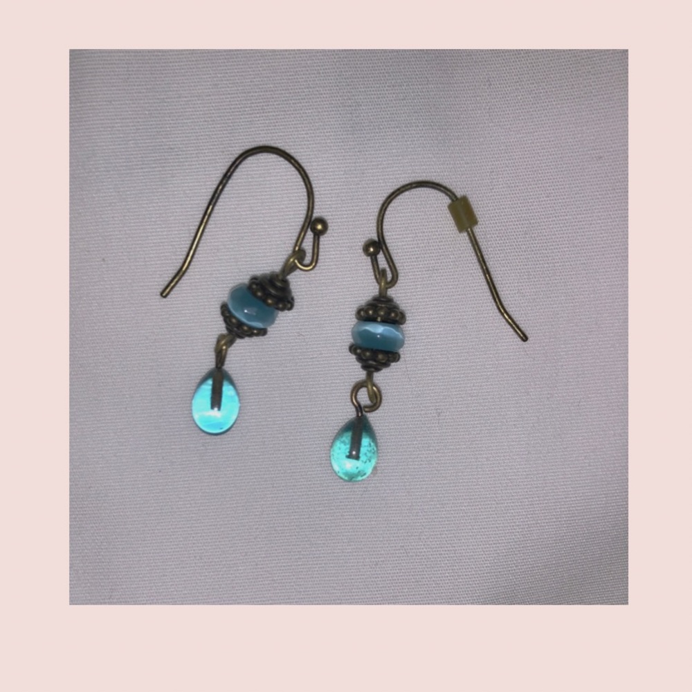 vintage stone earrings